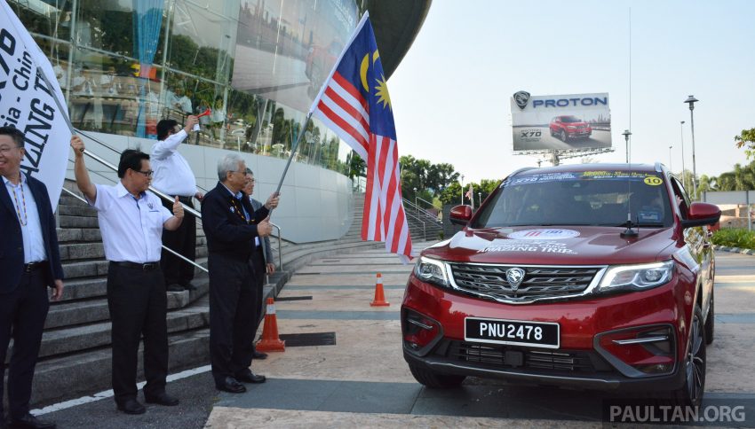 11辆 Proton X70 组车队回娘家，远征中国杭州吉利总部 88936