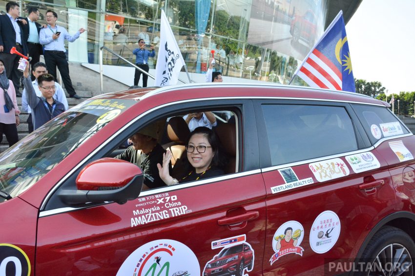 11辆 Proton X70 组车队回娘家，远征中国杭州吉利总部 88937