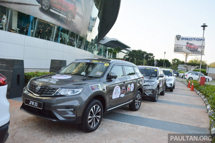 11辆 Proton X70 组车队回娘家，远征中国杭州吉利总部 88915