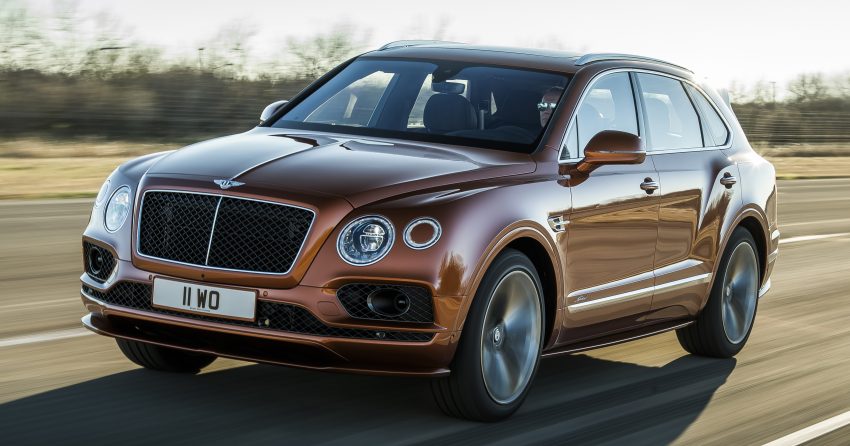Bentley Bentayga Speed 夺下全球最快量产SUV称号 87828