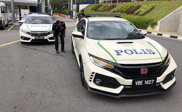 新战车入役？Honda Civic Type R 大马警车涂装现身！