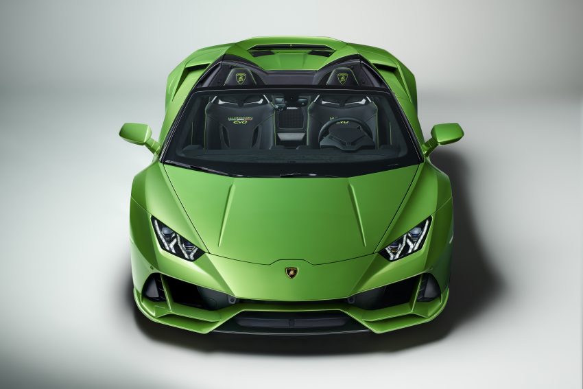 敞篷版 Lamborghini Huracan Evo Spyder ，3.1秒破百 88969
