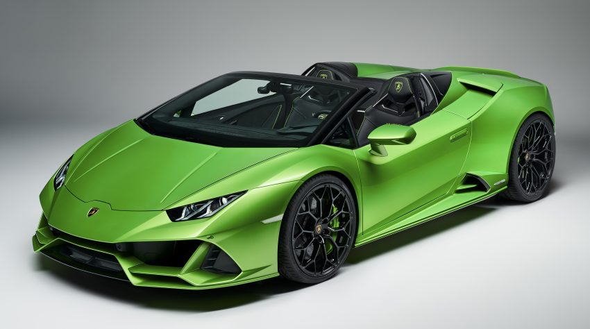敞篷版 Lamborghini Huracan Evo Spyder ，3.1秒破百 88970
