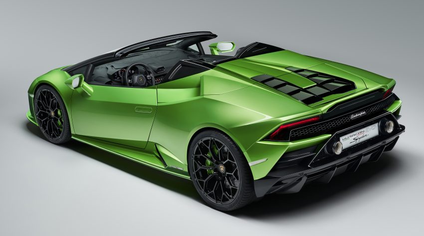 敞篷版 Lamborghini Huracan Evo Spyder ，3.1秒破百 88971