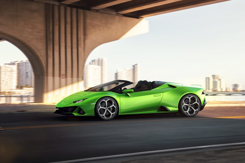 敞篷版 Lamborghini Huracan Evo Spyder ，3.1秒破百 88973