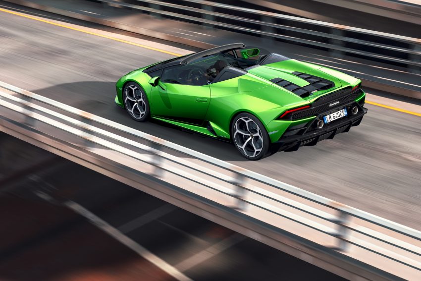 敞篷版 Lamborghini Huracan Evo Spyder ，3.1秒破百 88975