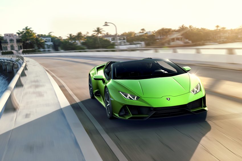 敞篷版 Lamborghini Huracan Evo Spyder ，3.1秒破百 88976