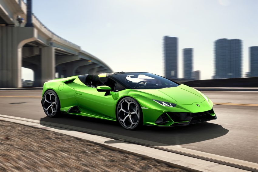 敞篷版 Lamborghini Huracan Evo Spyder ，3.1秒破百 88978