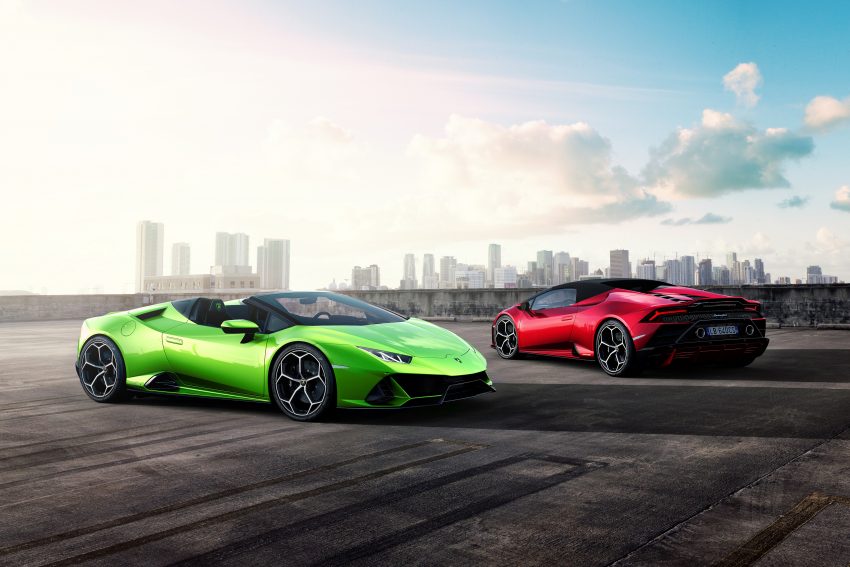 敞篷版 Lamborghini Huracan Evo Spyder ，3.1秒破百 88979