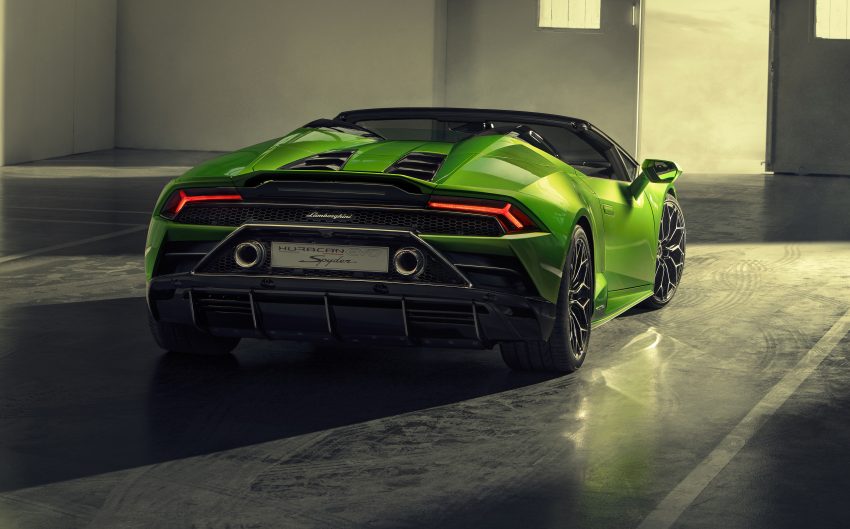 敞篷版 Lamborghini Huracan Evo Spyder ，3.1秒破百 88959