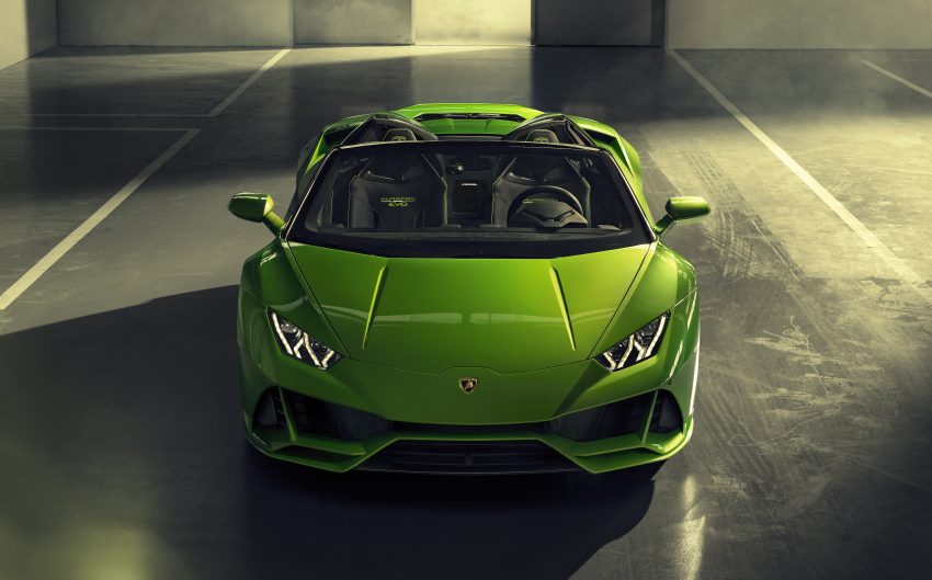 敞篷版 Lamborghini Huracan Evo Spyder ，3.1秒破百 88961