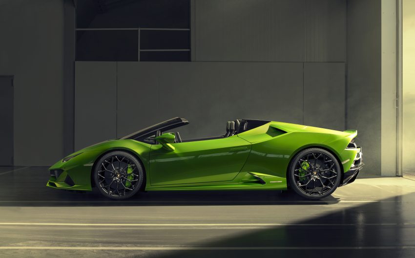 敞篷版 Lamborghini Huracan Evo Spyder ，3.1秒破百 88963