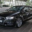 Audi A3 Sedan 1.4 TFSI 小改款现身大马，售价24万令吉