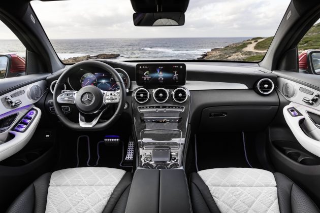 Mercedes-Benz GLC Coupe 小改款官图,纽约车展首发