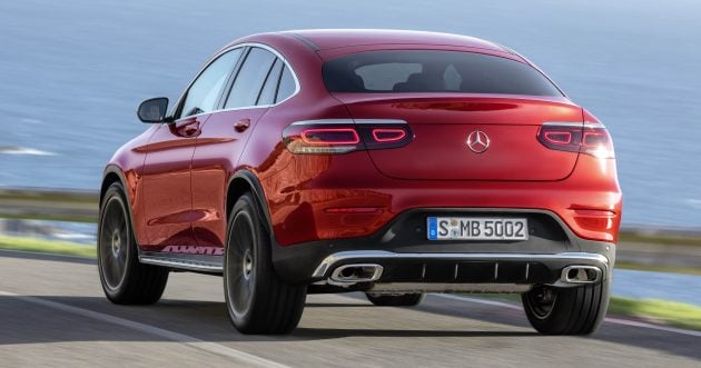 Mercedes-Benz GLC Coupe 小改款官图,纽约车展首发