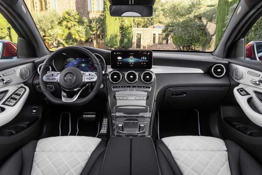 Mercedes-Benz GLC Coupe 小改款官图，纽约车展首发 91050