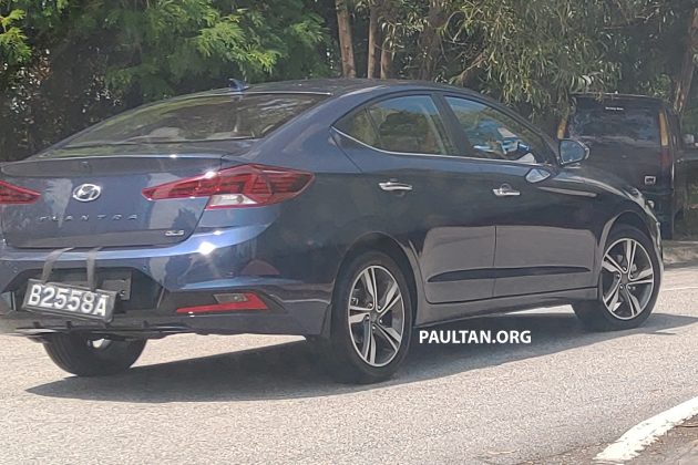 谍照：小改款 Hyundai Elantra AD 现身大马，发布在即？