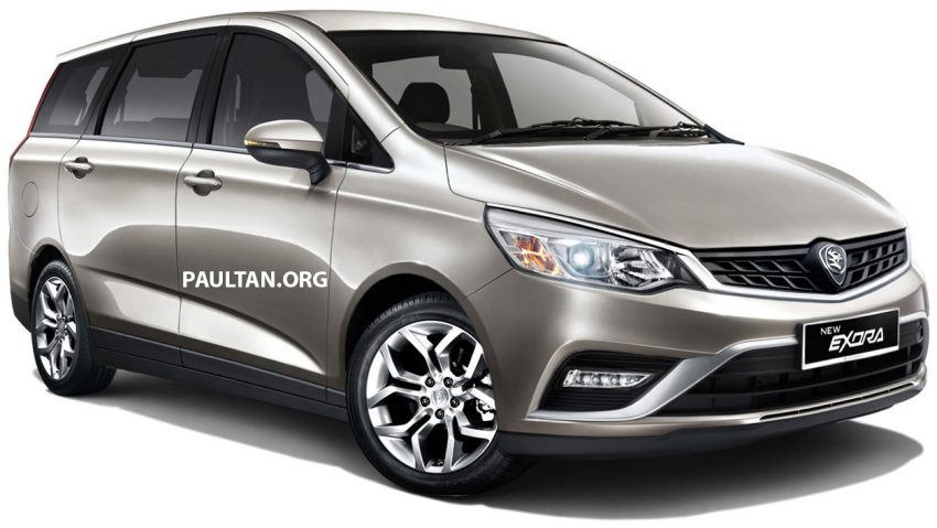 2020 Proton Exora 小改款构想图，新家族式设计的面貌 89670