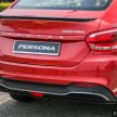 Proton Persona 小改款本地媒体预览，依然维持4等级