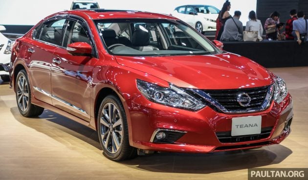 Nissan Teana 小改款现身泰国车展，当地价格RM 171K起
