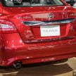 Nissan Teana 小改款现身泰国车展，当地价格RM 171K起