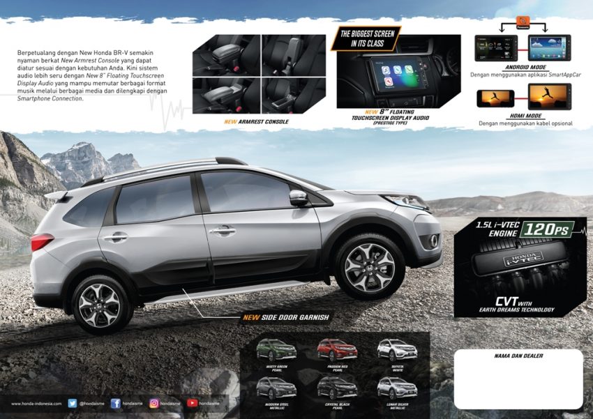 Honda BR-V 小改款印尼面世，引擎不变依然只有双气囊 94115