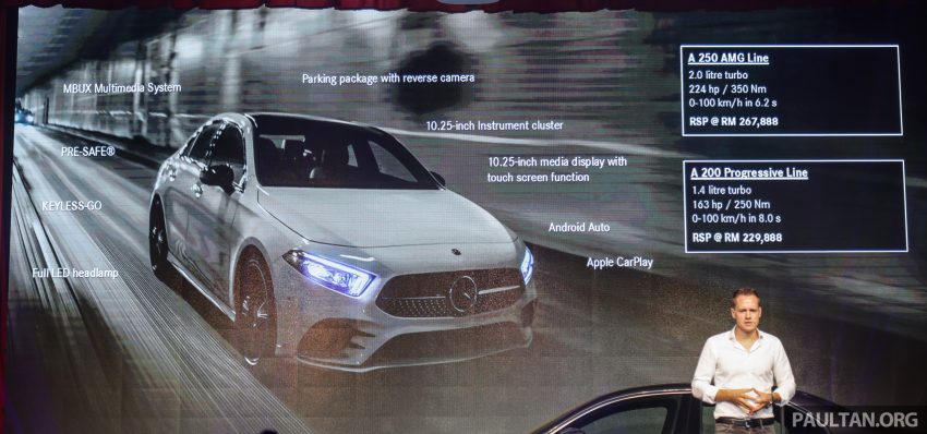 Mercedes-Benz A-Class Sedan 本地上市，从RM230k起 92534