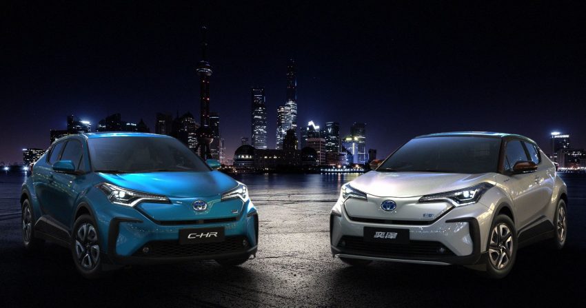 纯电版 Toyota C-HR 中国面世，两种车型明年正式开售 93344