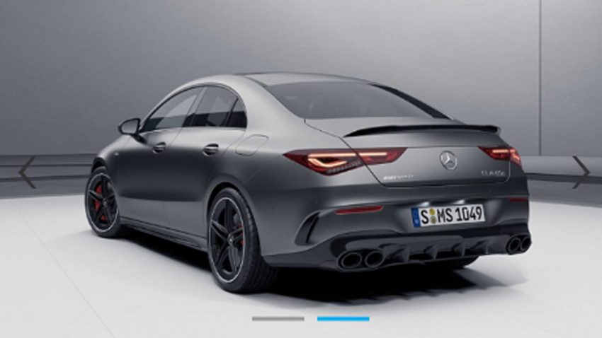 尾部造型曝光，全新 Mercedes-AMG CLA 45 官图泄露 94581