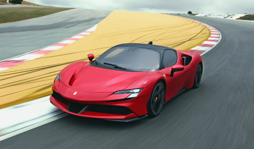 法拉利首款插电混动超跑诞生！Ferrari SF90 Stradale － 3.9升V8引擎＋三具电动马达，1,000匹马力，2.5秒破百！ 96704