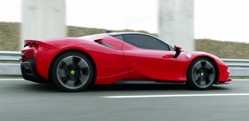 法拉利首款插电混动超跑诞生！Ferrari SF90 Stradale － 3.9升V8引擎＋三具电动马达，1,000匹马力，2.5秒破百！ 96705