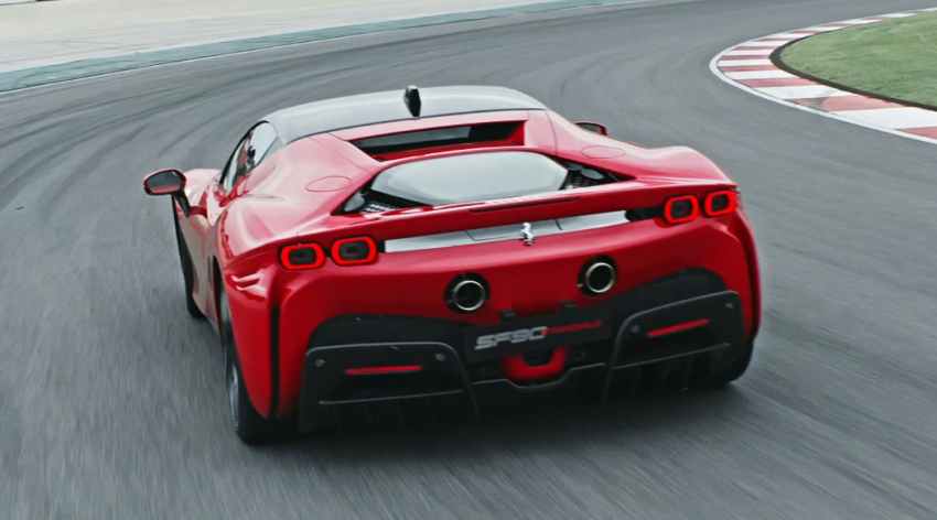 法拉利首款插电混动超跑诞生！Ferrari SF90 Stradale － 3.9升V8引擎＋三具电动马达，1,000匹马力，2.5秒破百！ 96698