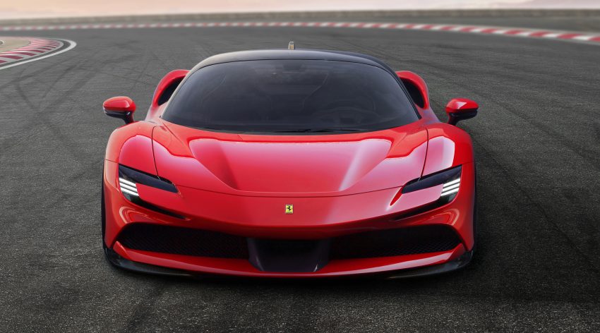 法拉利首款插电混动超跑诞生！Ferrari SF90 Stradale － 3.9升V8引擎＋三具电动马达，1,000匹马力，2.5秒破百！ 96688