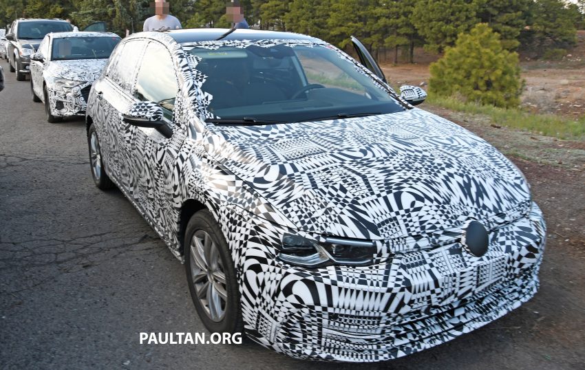 内饰谍照曝光，Mk8 Volkswagen Golf 确定今年10月亮相 95514