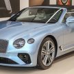 Bentley Continental GT Convertible 敞篷版本地开放预览，626 Hp／900 Nm，3.8秒破百，最低从224万令吉起