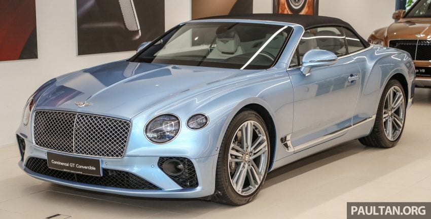 Bentley Continental GT Convertible 敞篷版本地开放预览，626 Hp／900 Nm，3.8秒破百，最低从224万令吉起 99084
