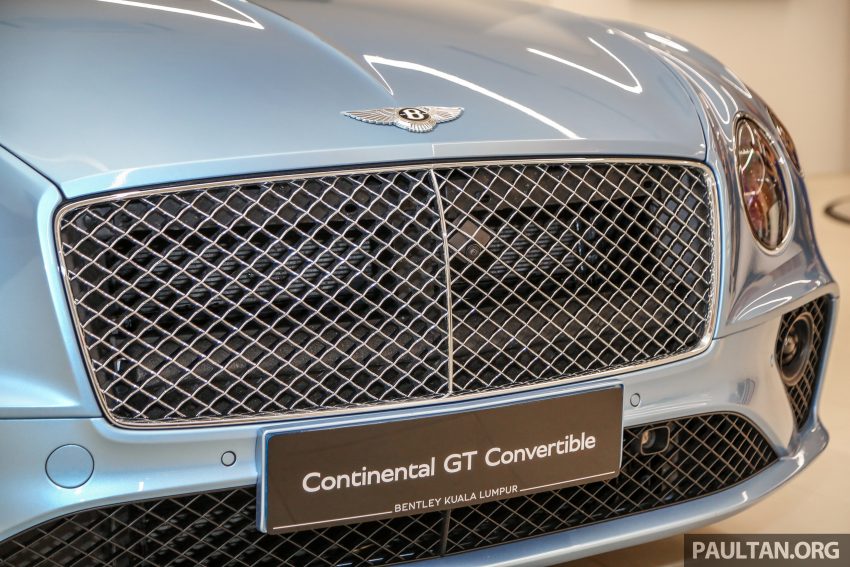 Bentley Continental GT Convertible 敞篷版本地开放预览，626 Hp／900 Nm，3.8秒破百，最低从224万令吉起 99095