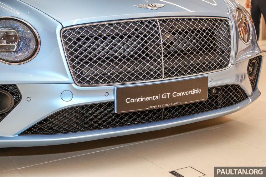 Bentley Continental GT Convertible 敞篷版本地开放预览，626 Hp／900 Nm，3.8秒破百，最低从224万令吉起 99099