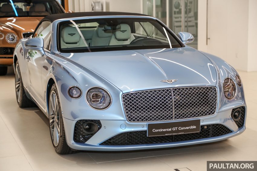 Bentley Continental GT Convertible 敞篷版本地开放预览，626 Hp／900 Nm，3.8秒破百，最低从224万令吉起 99085