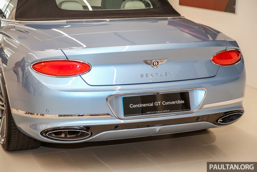 Bentley Continental GT Convertible 敞篷版本地开放预览，626 Hp／900 Nm，3.8秒破百，最低从224万令吉起 99109