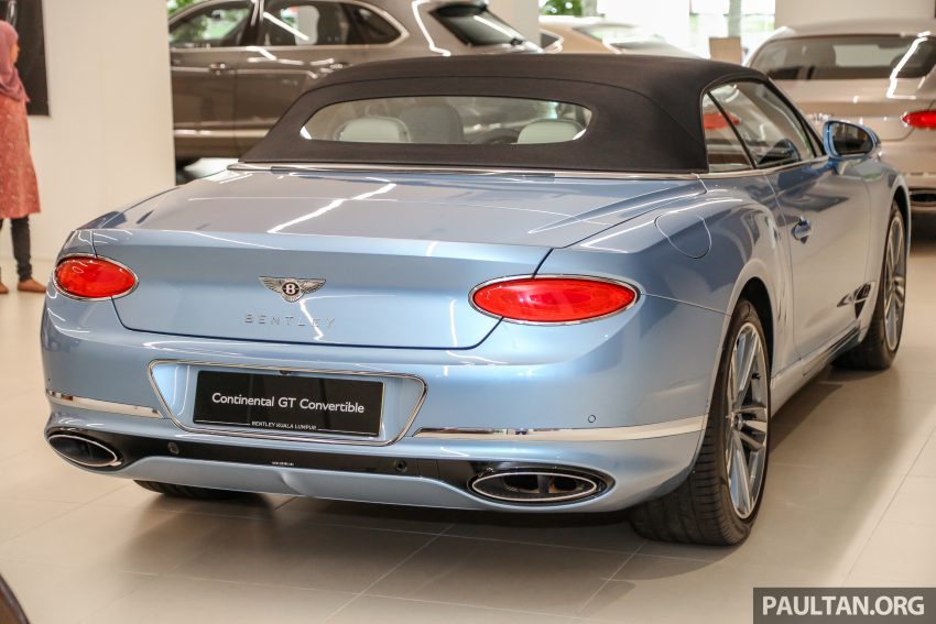 Bentley Continental GT Convertible 敞篷版本地开放预览，626 Hp／900 Nm，3.8秒破百，最低从224万令吉起 99086