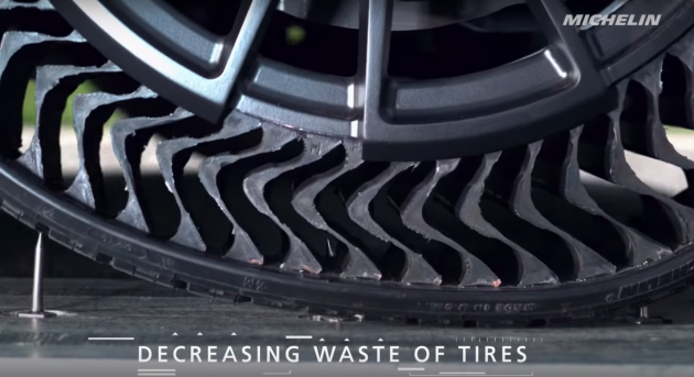 Michelin UPTIS 系列面世, 无需再担心轮胎会中钉漏风了