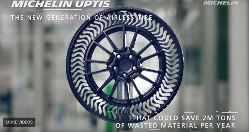 Michelin UPTIS 系列面世, 无需再担心轮胎会中钉漏风了 98092