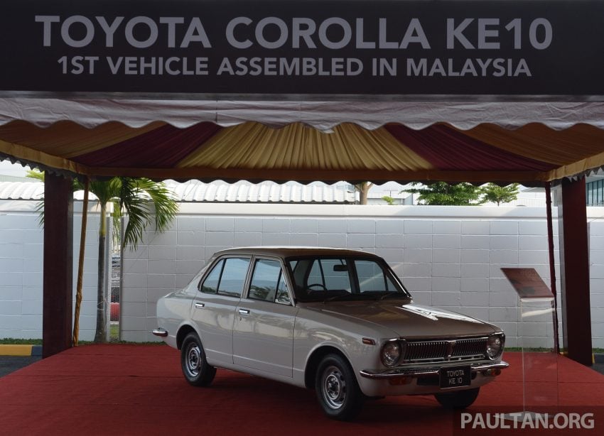 从 1968 年第一辆在本地组装的 KE10 Corolla 一直到今天的新 Yaris，Toyota 庆祝在马来西亚生产汽车的第50周年 98829