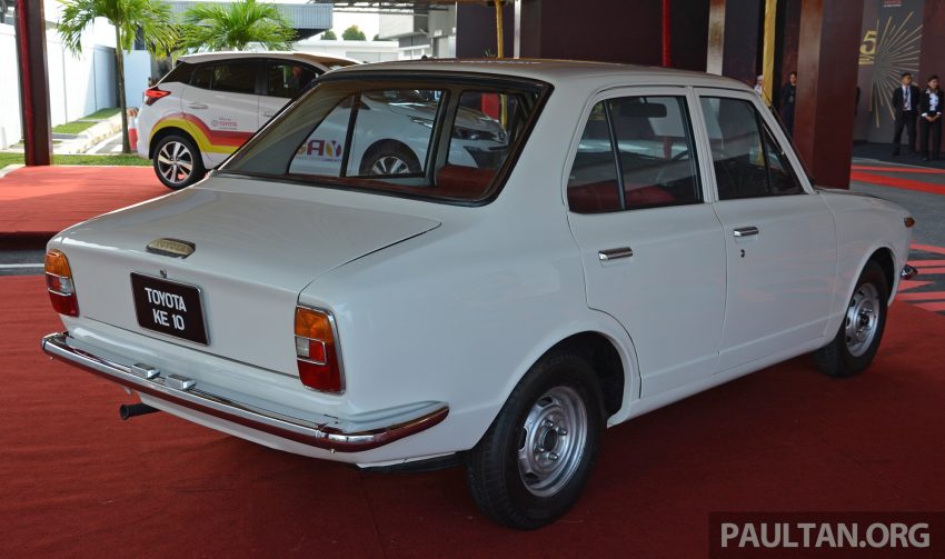 从 1968 年第一辆在本地组装的 KE10 Corolla 一直到今天的新 Yaris，Toyota 庆祝在马来西亚生产汽车的第50周年 98839