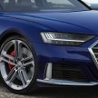 全新 Audi S8 官图对外发布, V8轻混动引擎, 563匹马力