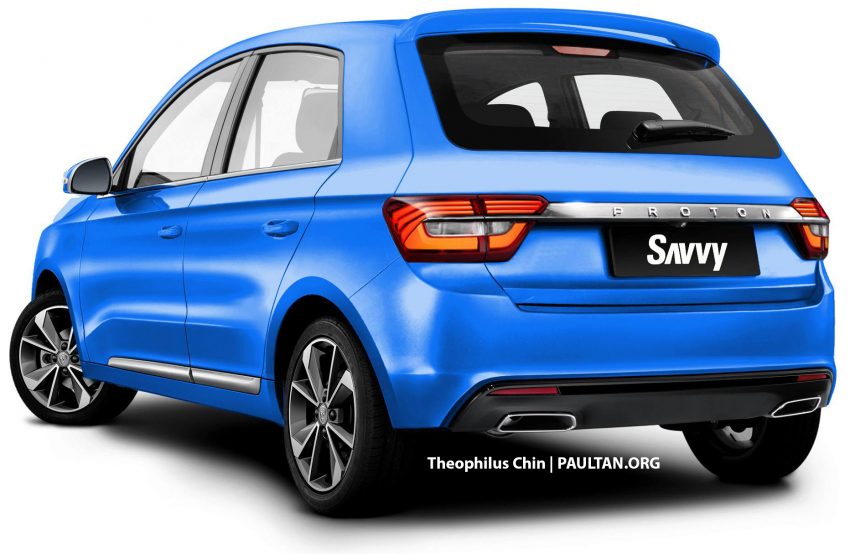 纯粹缅怀过去！PS 达人绘制全新 Proton Savvy 构想图 100299
