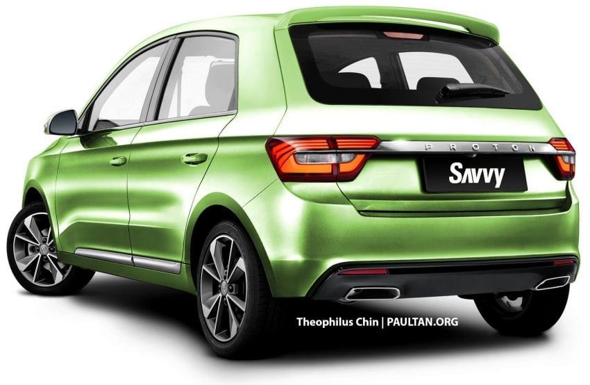 纯粹缅怀过去！PS 达人绘制全新 Proton Savvy 构想图 100300