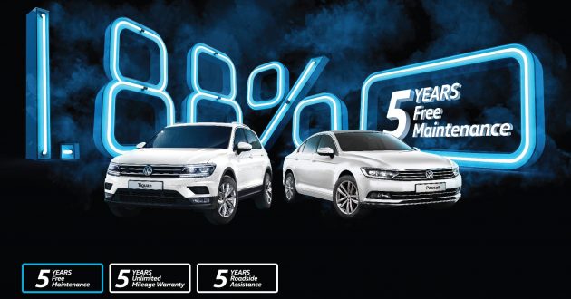 Volkswagen Tiguan 与 Passat 如今享有5年免费保养配套