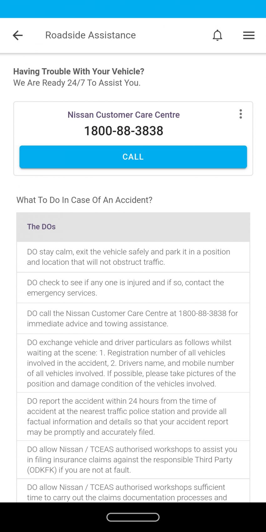 陈唱汽车发布 DriveOn 手机程序，Nissan 和 Renault 车主可预约保养时间和地点、查询零件和工资价格和紧急求助 103054